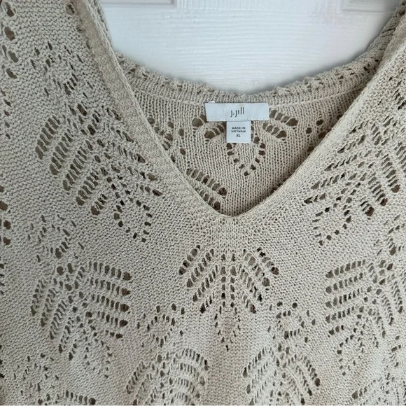 J Jill Women's Textured Stitch Hooded Sweater EUC - Picture 3 of 5